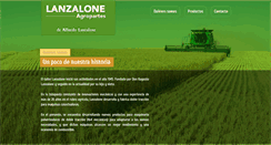 Desktop Screenshot of lanzalone.com.ar